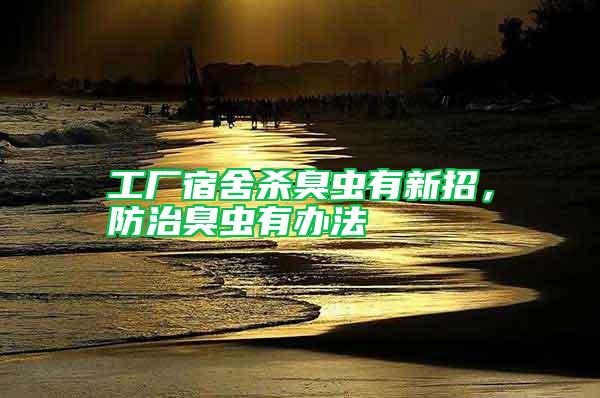 工廠宿舍殺臭蟲有新招，防治臭蟲有辦法