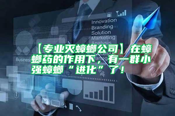 【專業(yè)滅蟑螂公司】在蟑螂藥的作用下，有一群小強(qiáng)蟑螂“進(jìn)化”了！