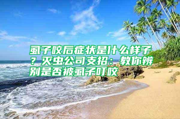 虱子咬后癥狀是什么樣子？滅蟲(chóng)公司支招：教你辨別是否被虱子叮咬