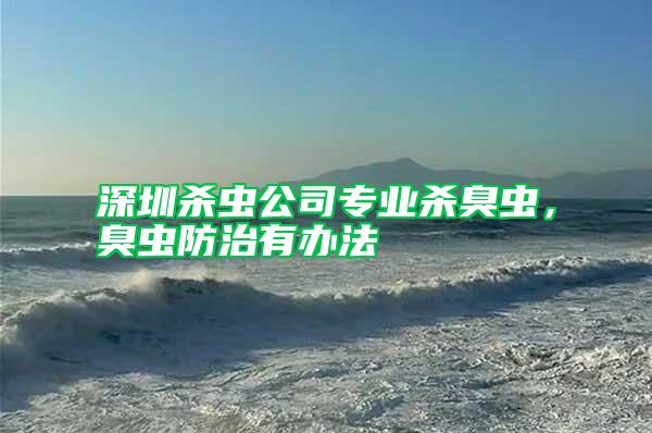 深圳殺蟲公司專業(yè)殺臭蟲，臭蟲防治有辦法