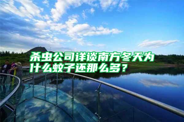 殺蟲公司詳談南方冬天為什么蚊子還那么多？