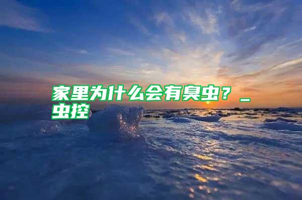 家里為什么會(huì)有臭蟲(chóng)？_蟲(chóng)控