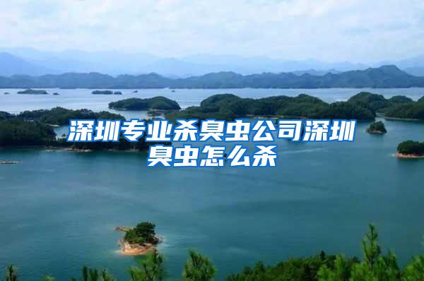 深圳專業(yè)殺臭蟲公司深圳臭蟲怎么殺