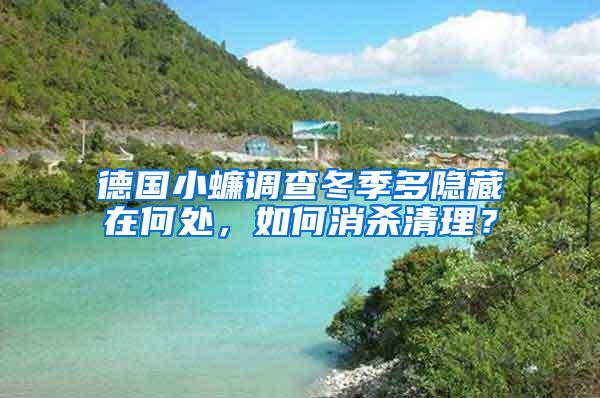 德國(guó)小蠊調(diào)查冬季多隱藏在何處，如何消殺清理？